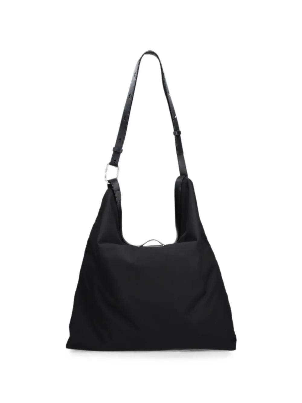 Jil Sander Soft Rolled schoudertas Zwart