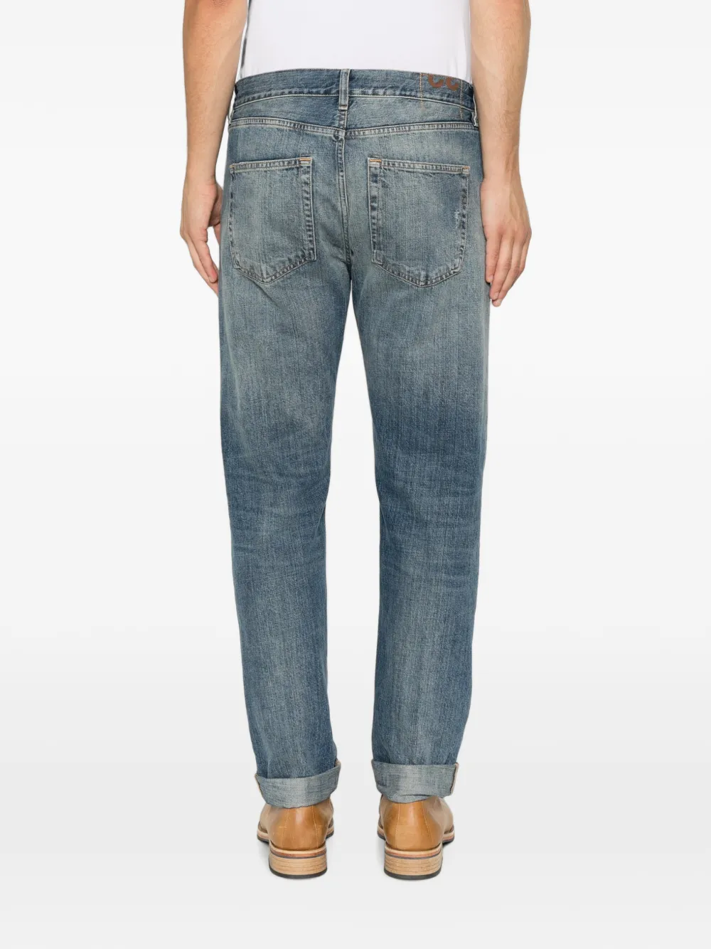 DONDUP Gerafelde jeans Blauw