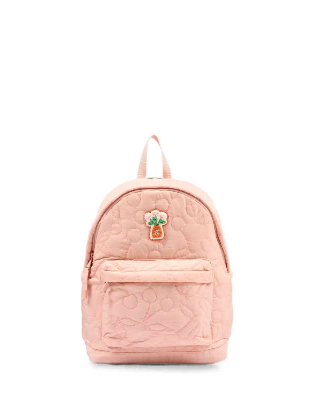 Bonpoint quilted floral-patch backpack - Rosa