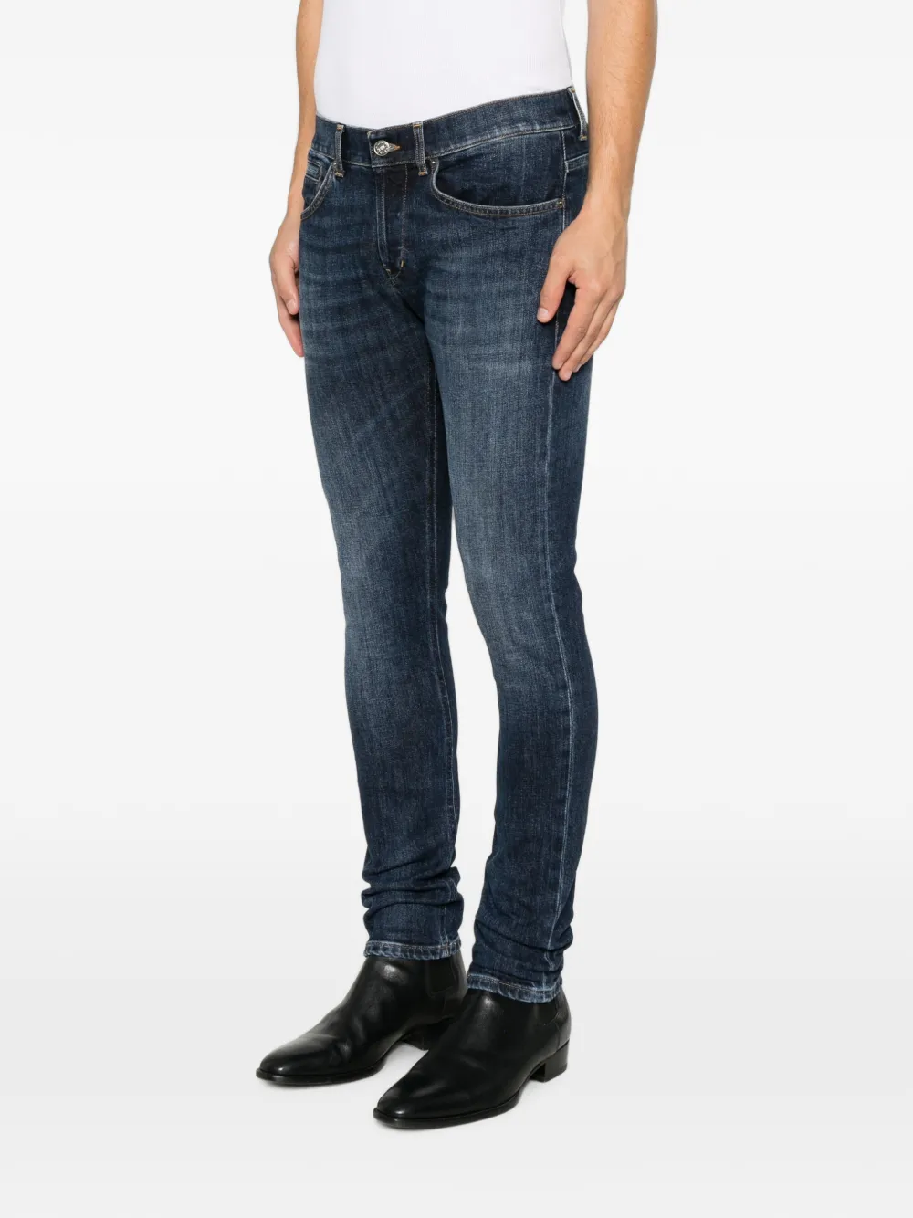 DONDUP Jeans met vervaagd effect Blauw