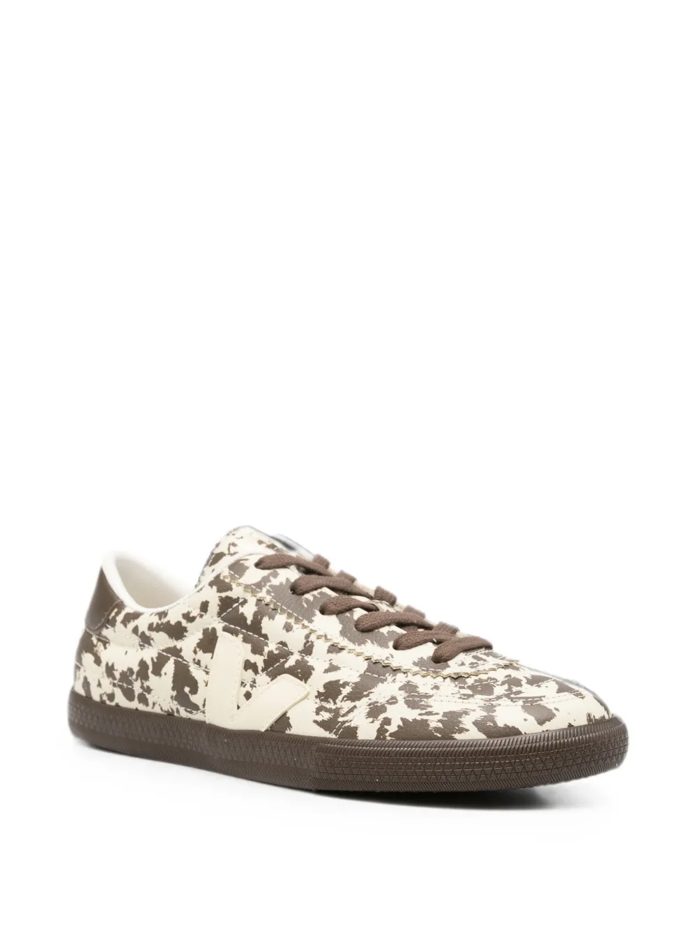 VEJA panelled low-top sneakers Beige