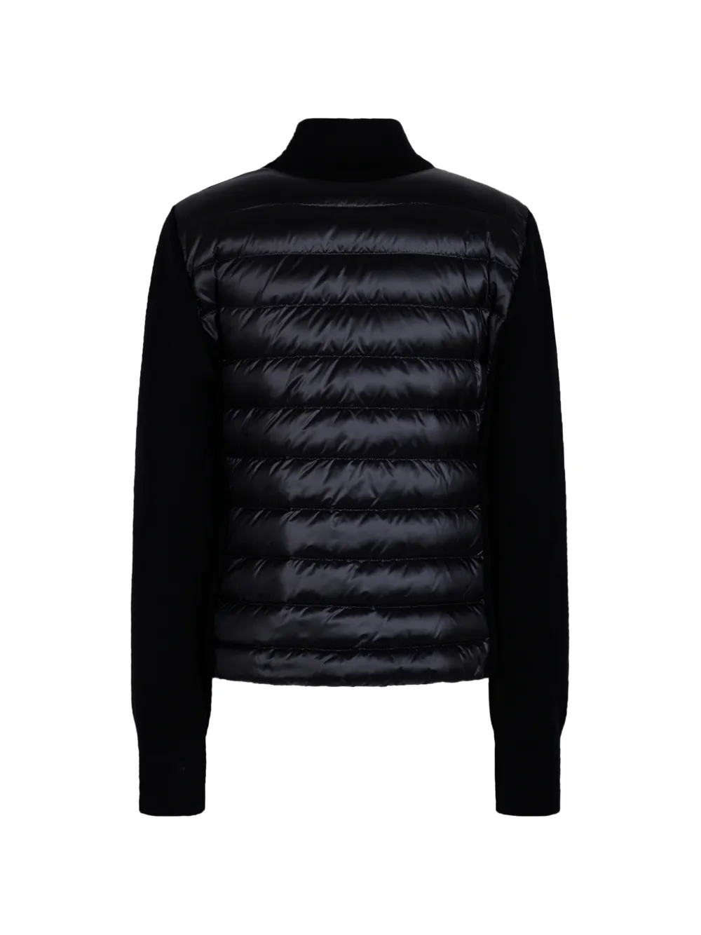 Moncler Gewatteerde trui met vlak Zwart