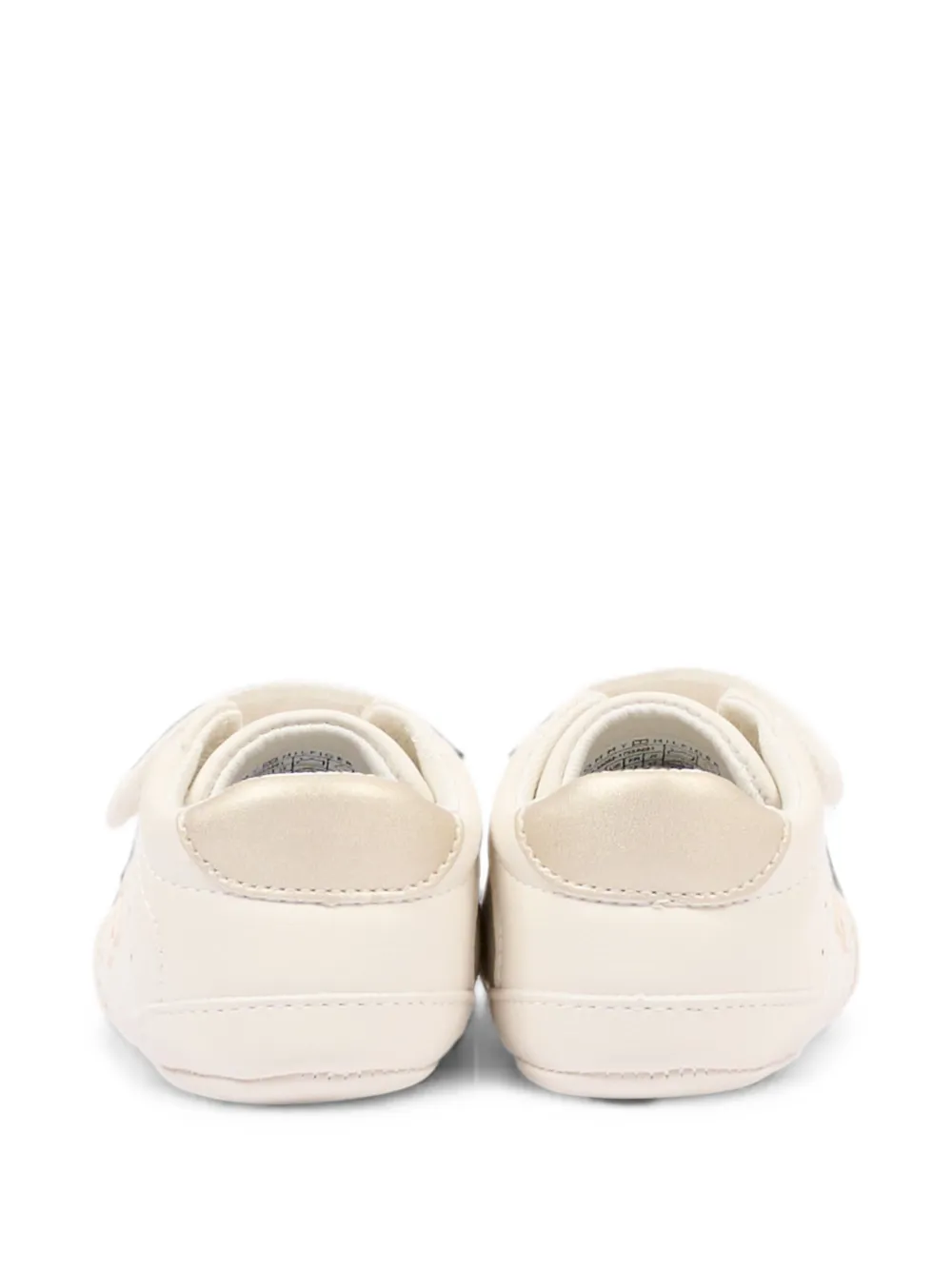 Tommy Hilfiger Junior touch-strap logo-patch sneakers Beige