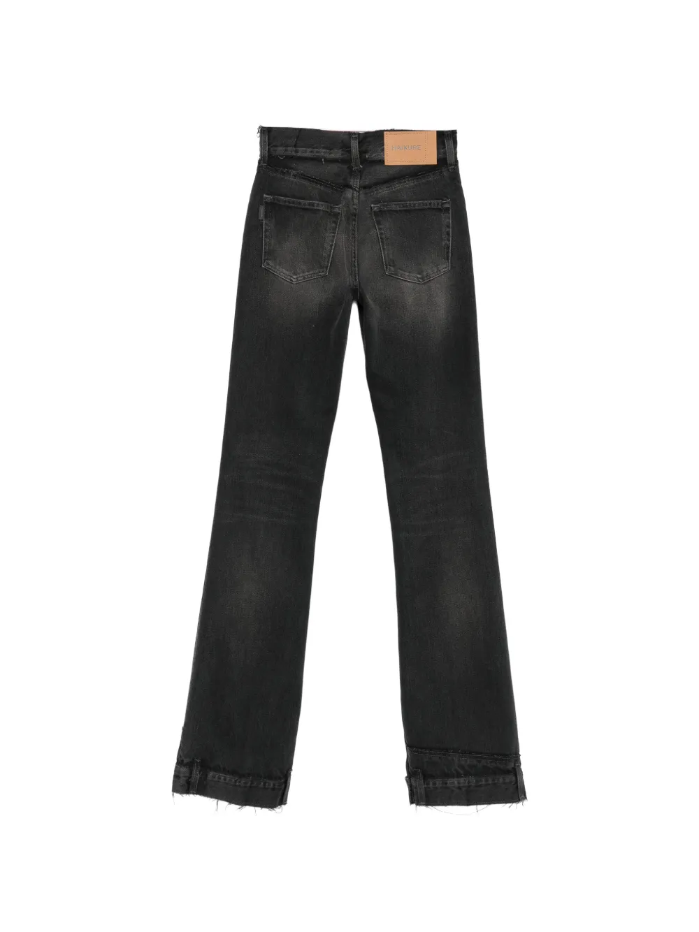 Haikure Gerafelde jeans Zwart
