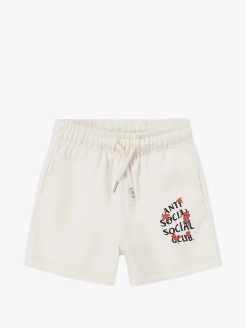 Anti Social Social Club logo-print floral-print shorts