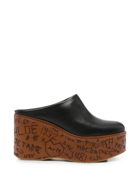 Chloé Maxime platform mules