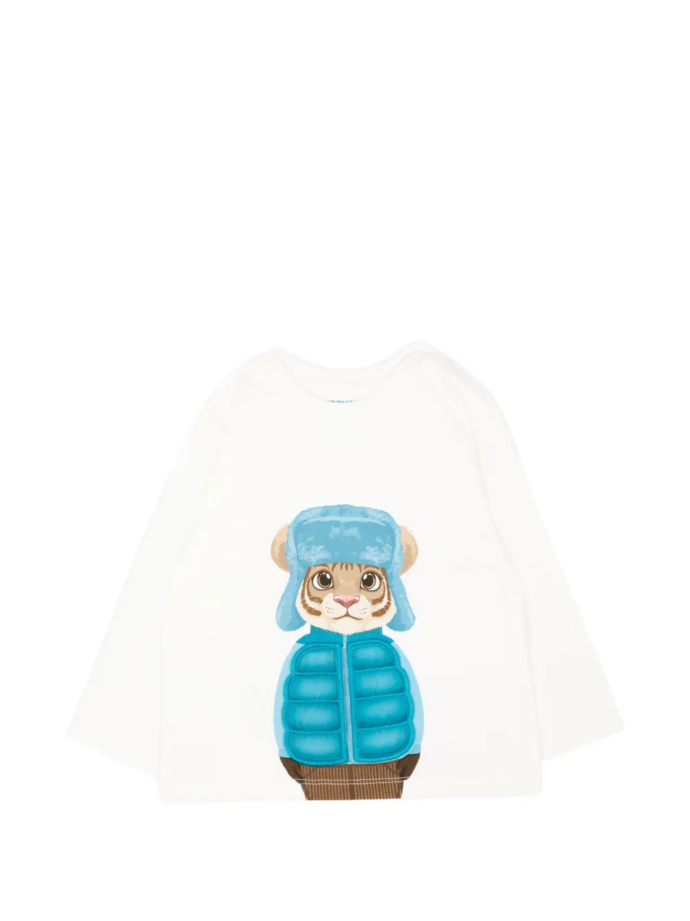 Mayoral T-shirt met grafische print Wit