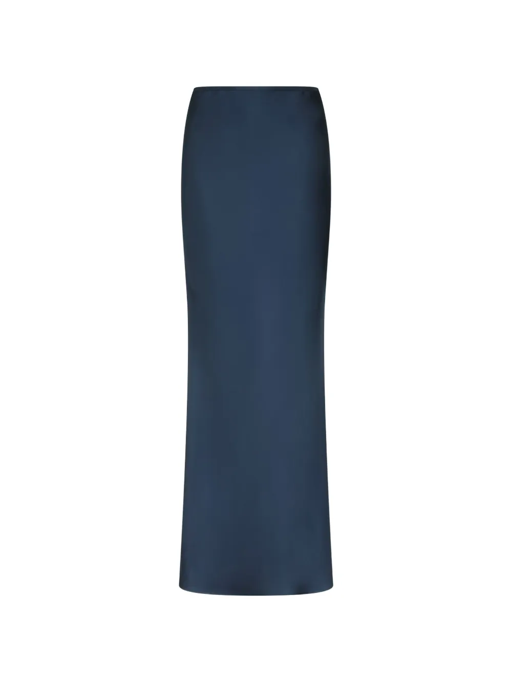 LouLou de Saison Eli silk twill A-line maxi skirt - Blu