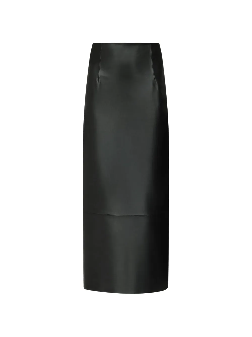 LouLou de Saison Inga leather maxi skirt - Nero