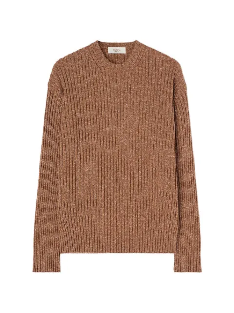 RETORI ribbed-knit crew-neck cashmere jumper