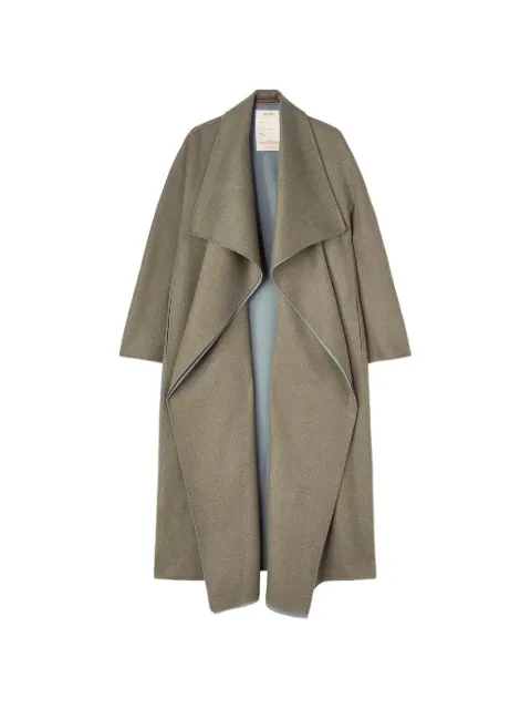 RETORI shawl-collar wool coat