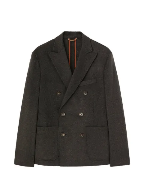 RETORI double-breasted patch-pocket blazer