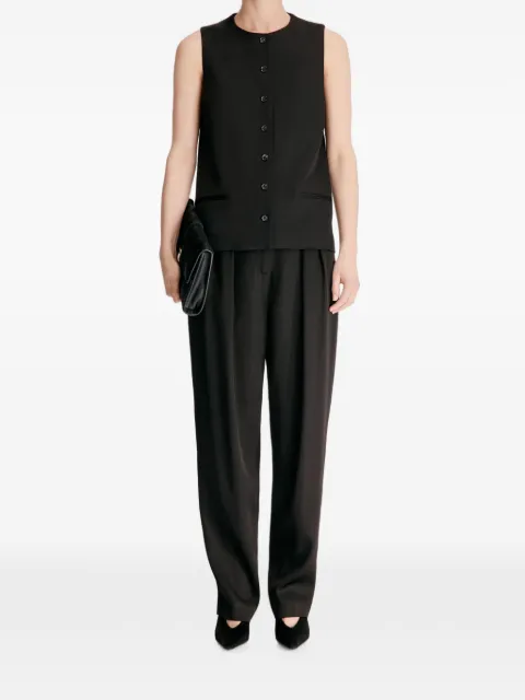 LouLou de Saison Jane button-up sleeveless waistcoat