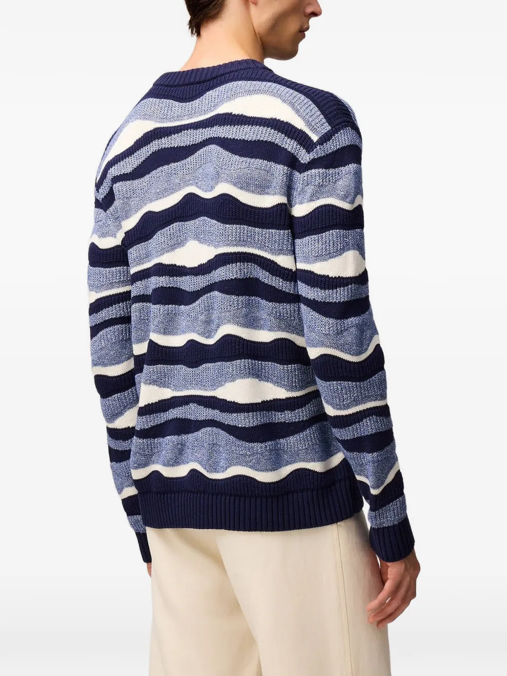 RETORI Trui met ronde hals Blauw