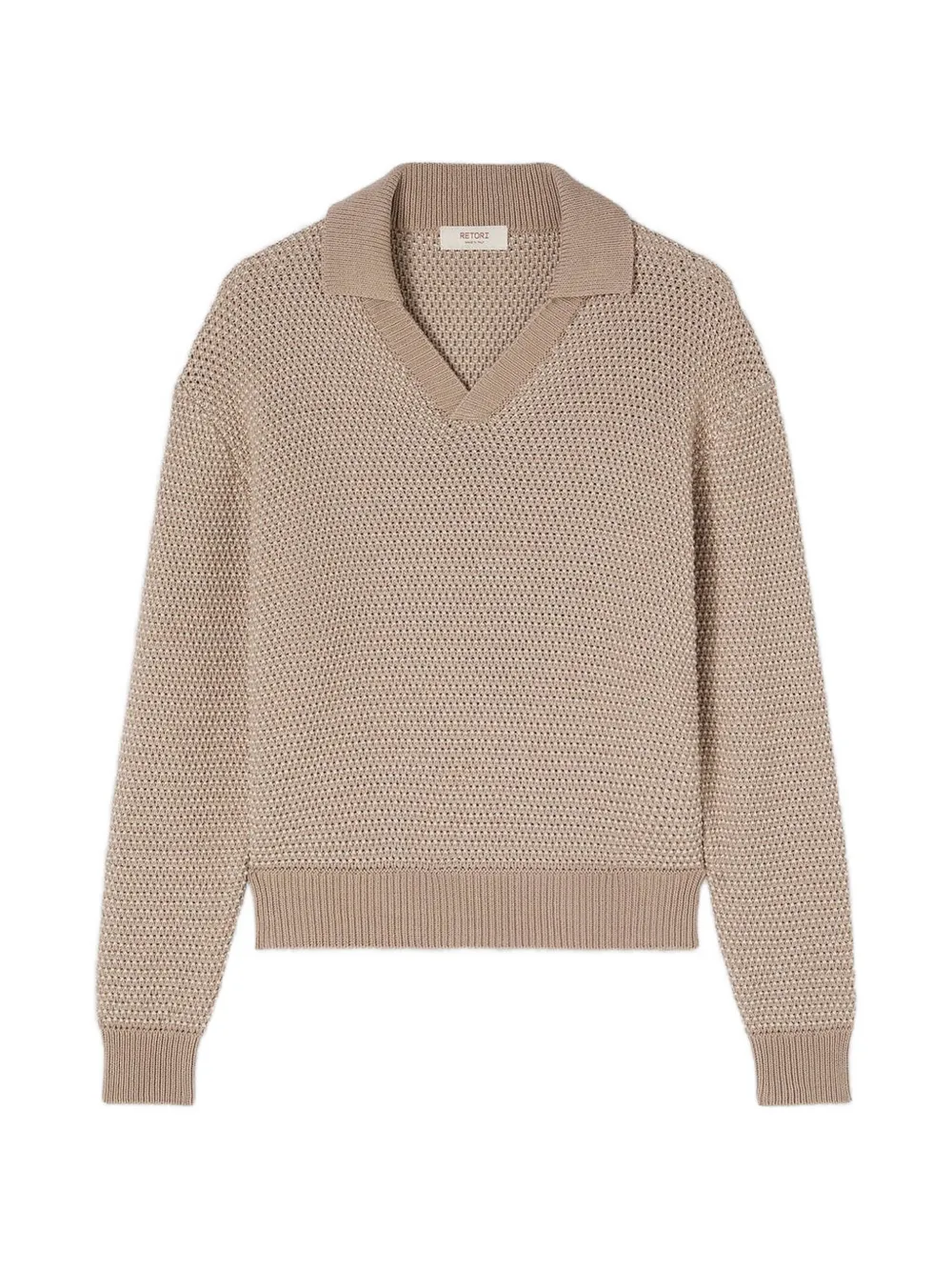 RETORI knit long-sleeve sweater - Toni neutri