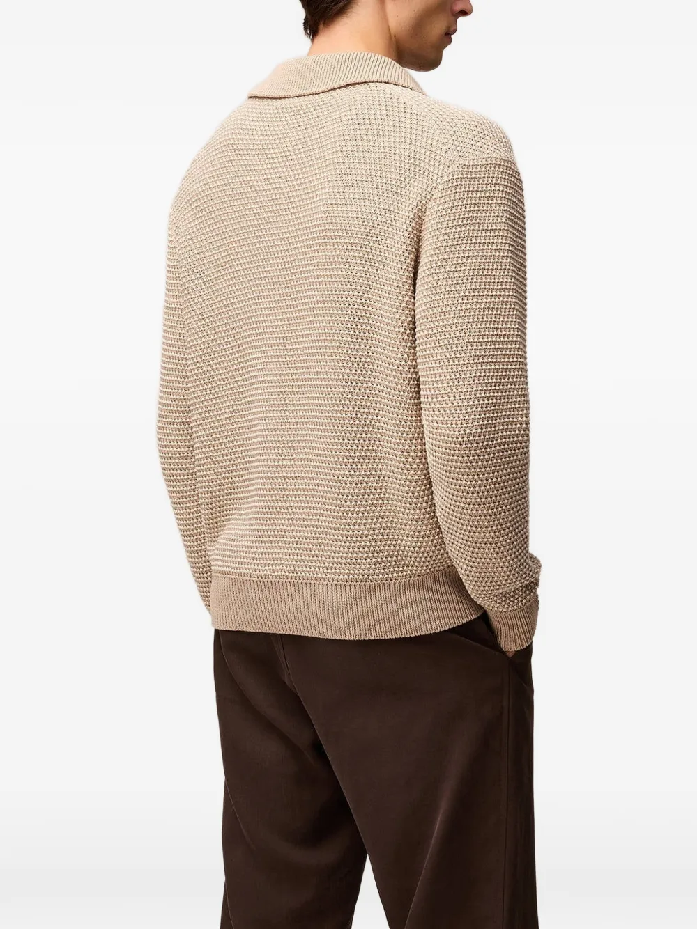 RETORI Gebreide trui met lange mouwen Beige