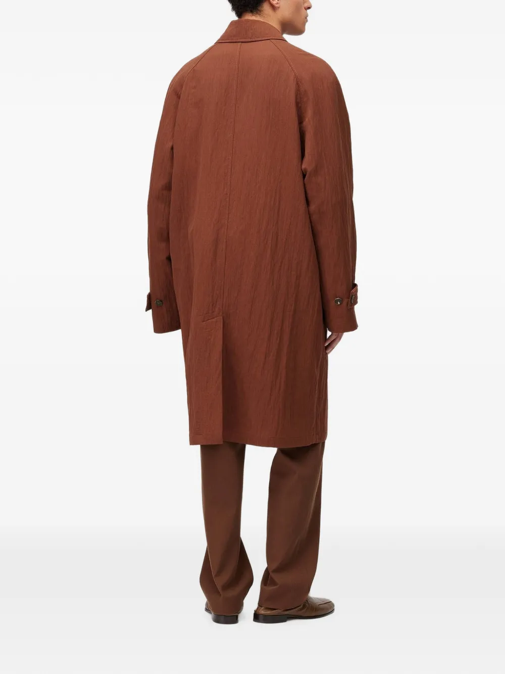 RETORI Opvouwbare trenchcoat met gekreukt effect Bruin