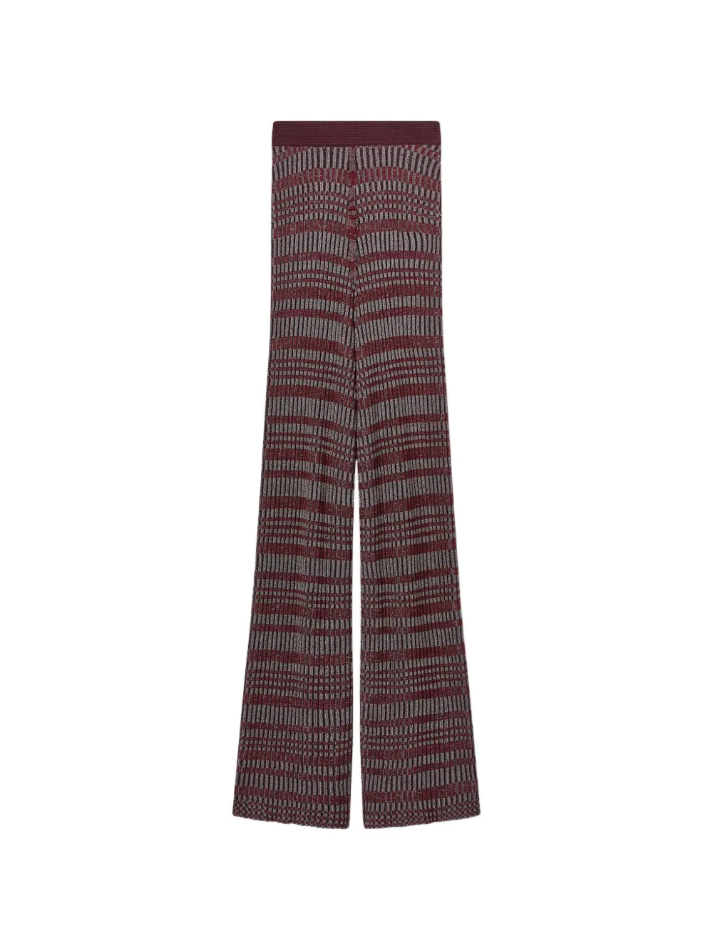 RETORI micro-check trousers - Rosso