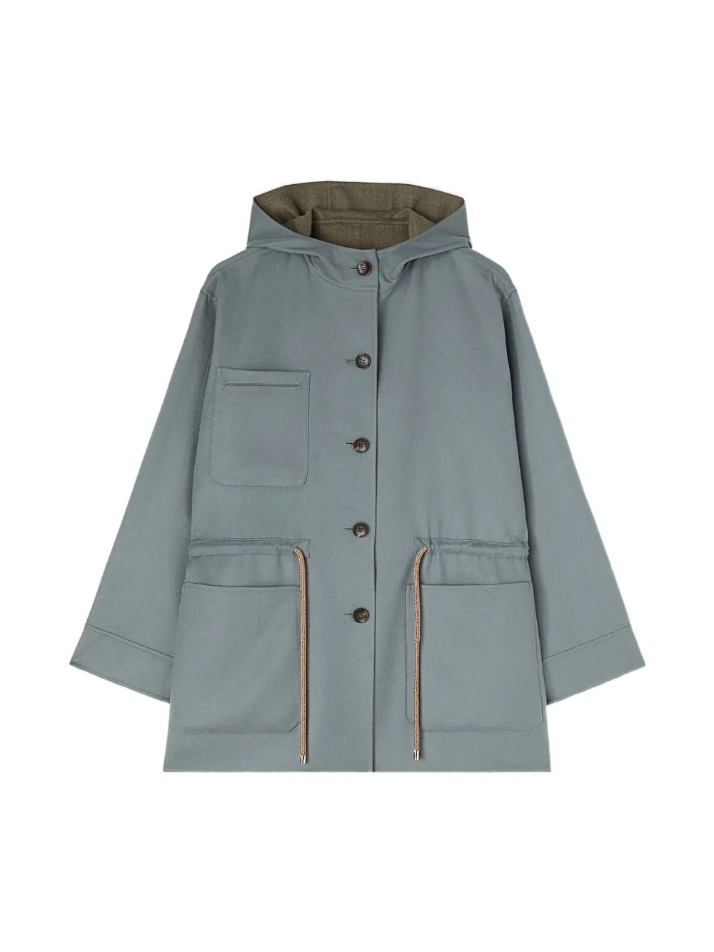 RETORI hooded reversible parka - Grigio