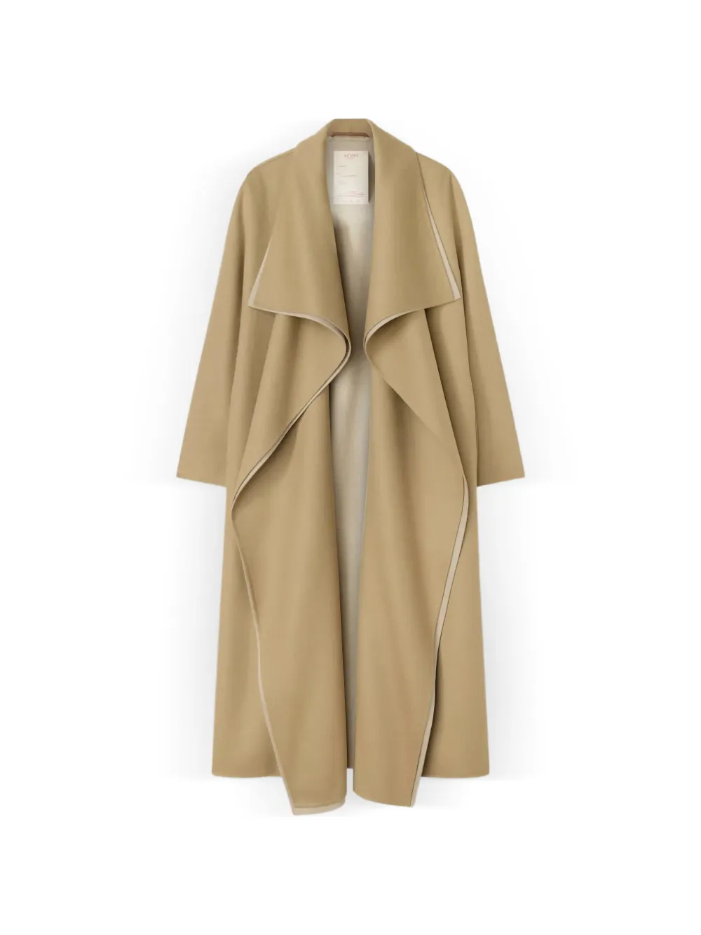 RETORI shawl-collar wool coat - Verde