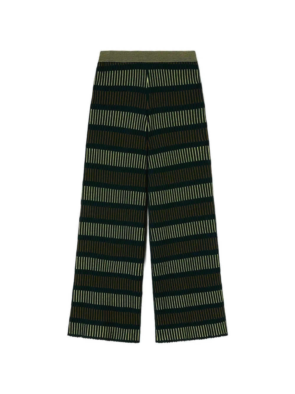 RETORI striped palazzo pants - Verde