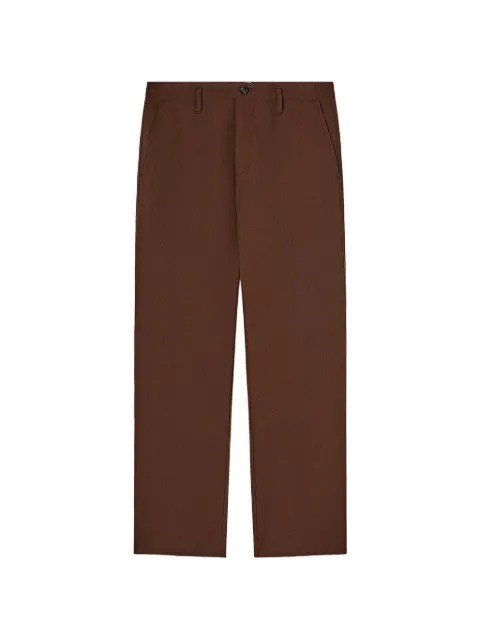 RETORI denim-effect straight-leg trousers