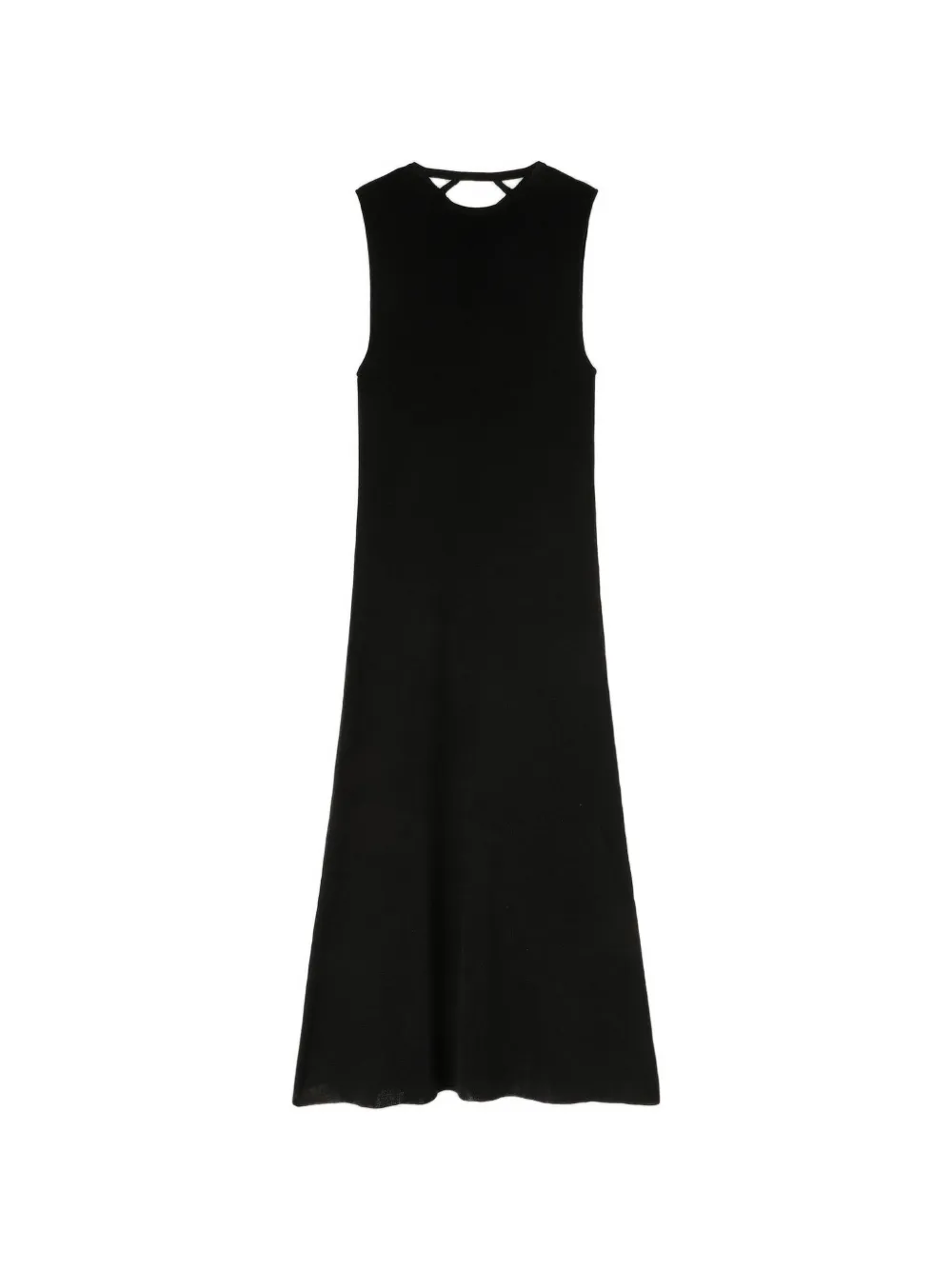 RETORI crochet-detail knitted midi dress - Schwarz