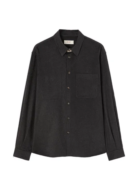 RETORI patch-pocket shirt jacket