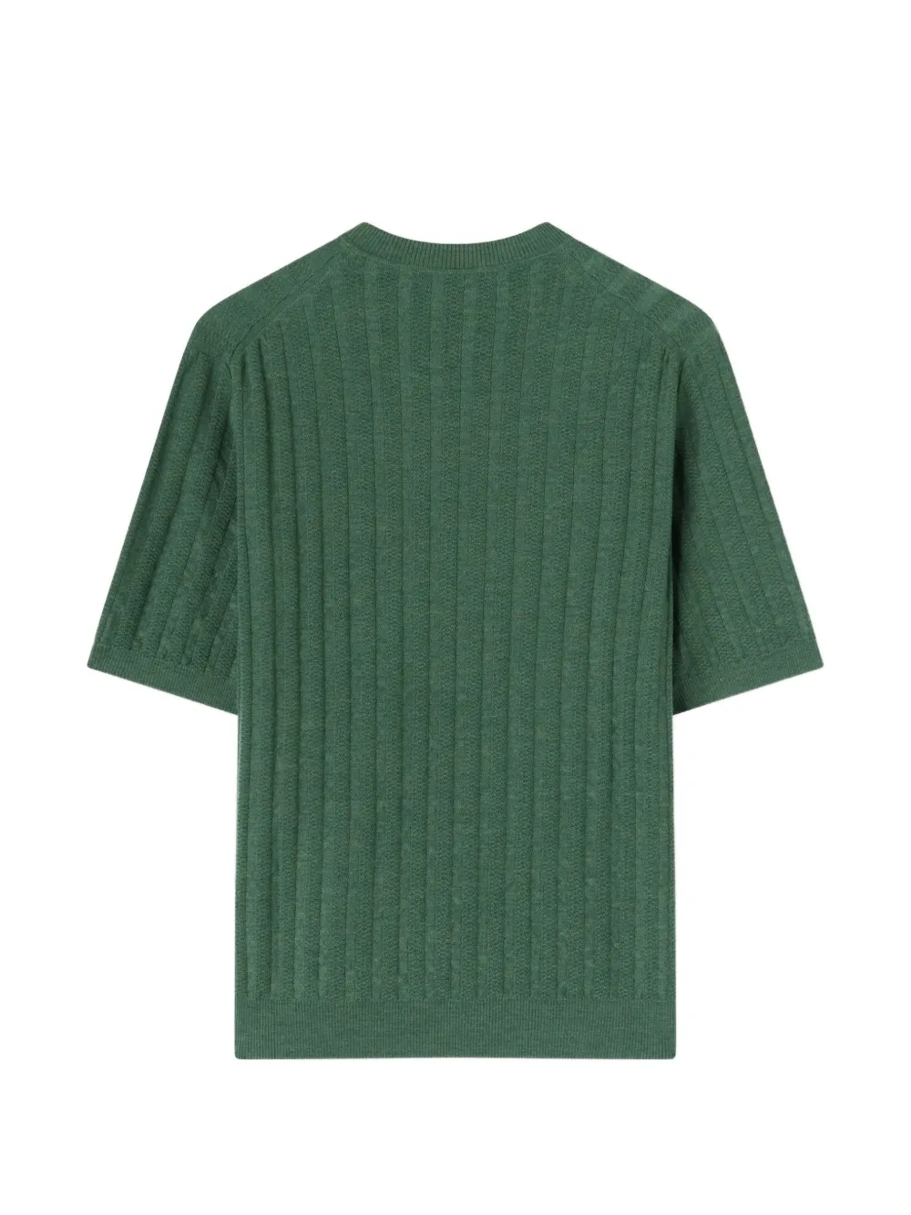 RETORI mini-cable-knit T-shirt Groen