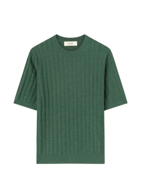 RETORI mini-cable-knit T-shirt
