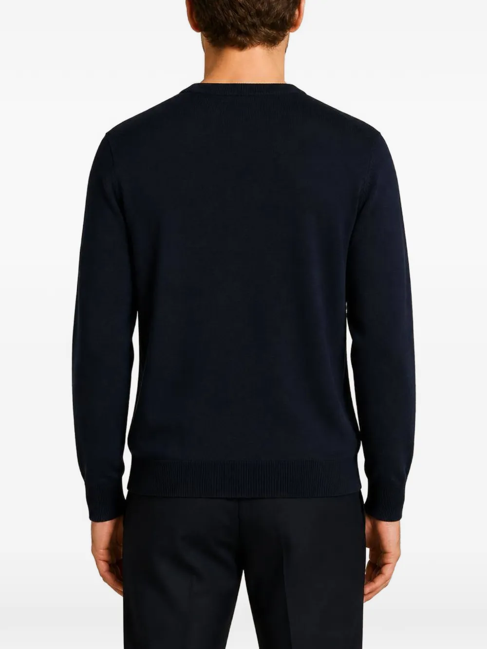 RETORI Fijngebreide sweater Blauw