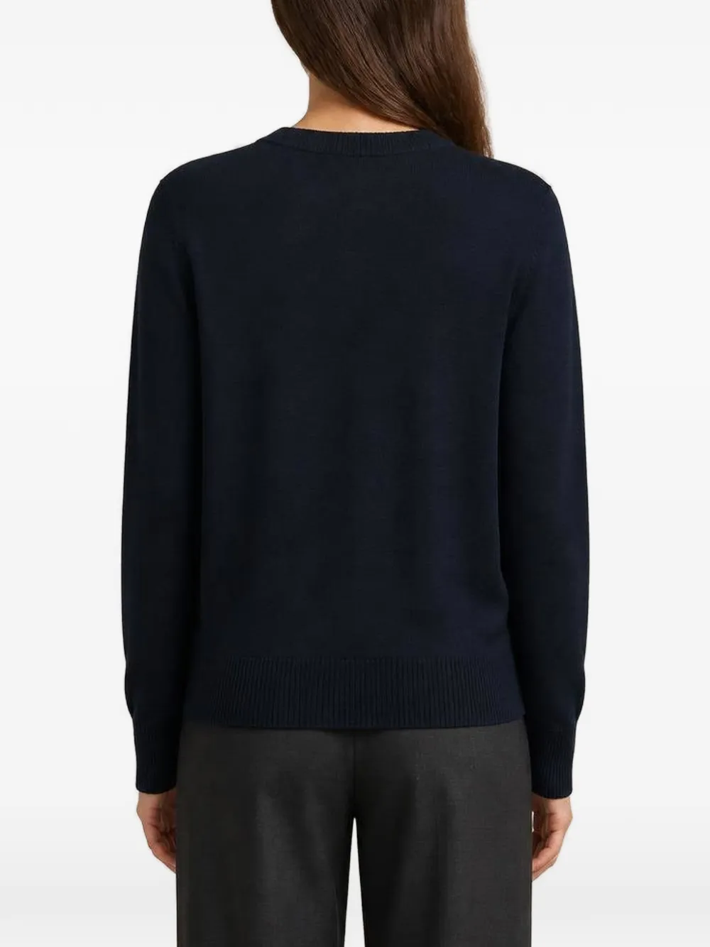 RETORI Fijngebreide sweater Blauw