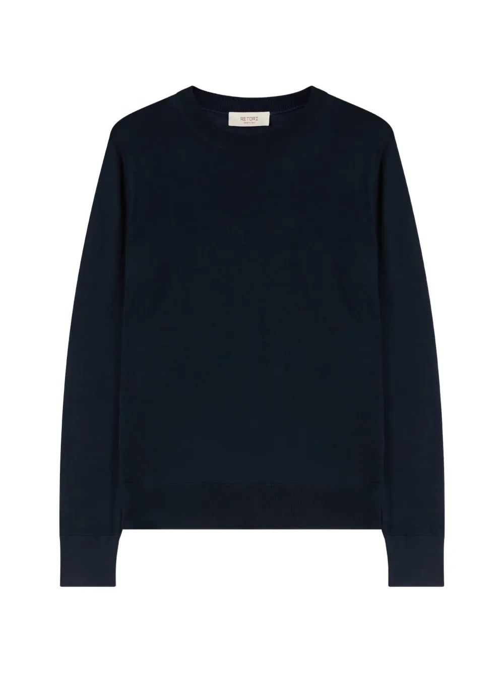 RETORI fine-knit sweatshirt - Blu