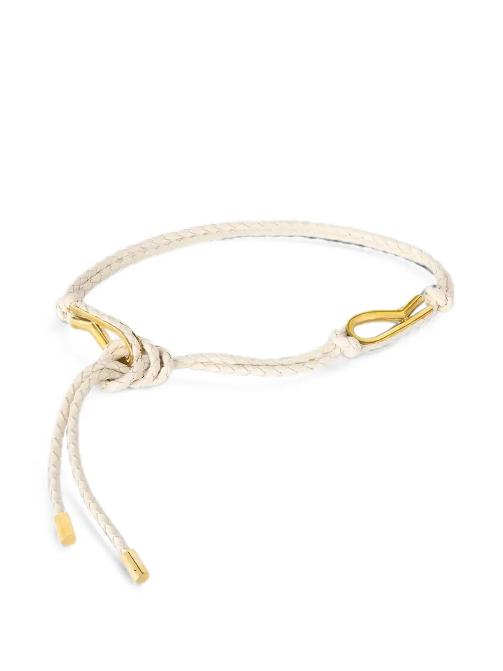 RETORI knot-motif braided belt - Toni neutri