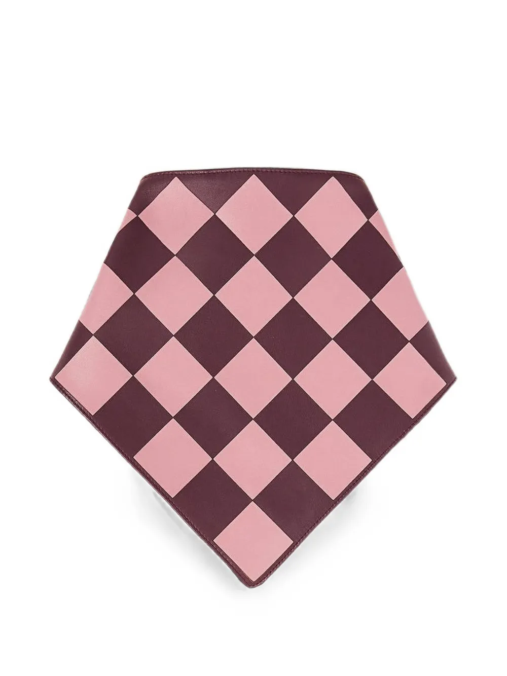 RETORI leather bandana - Rosa
