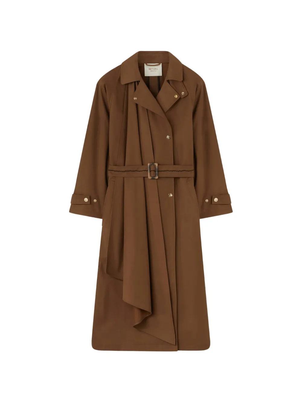 RETORI belted Heritage trench coat - Braun