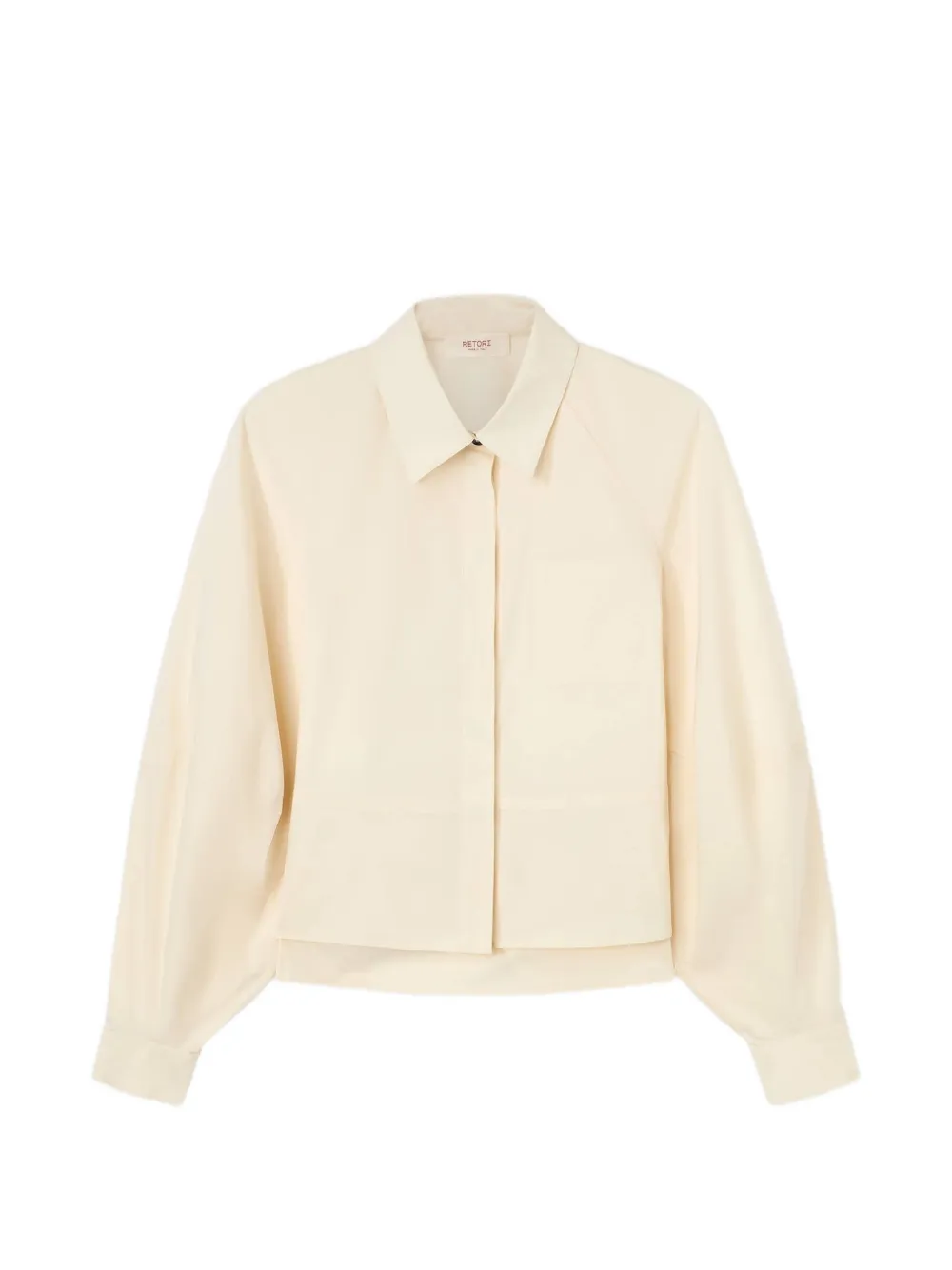 RETORI martingale cotton shirt - Nude