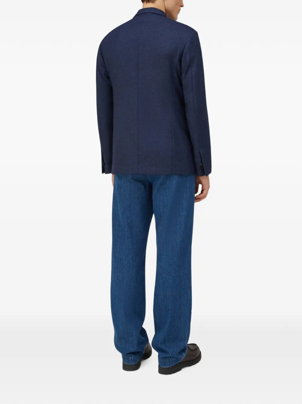 RETORI Blazer met dubbele rij knopen Blauw