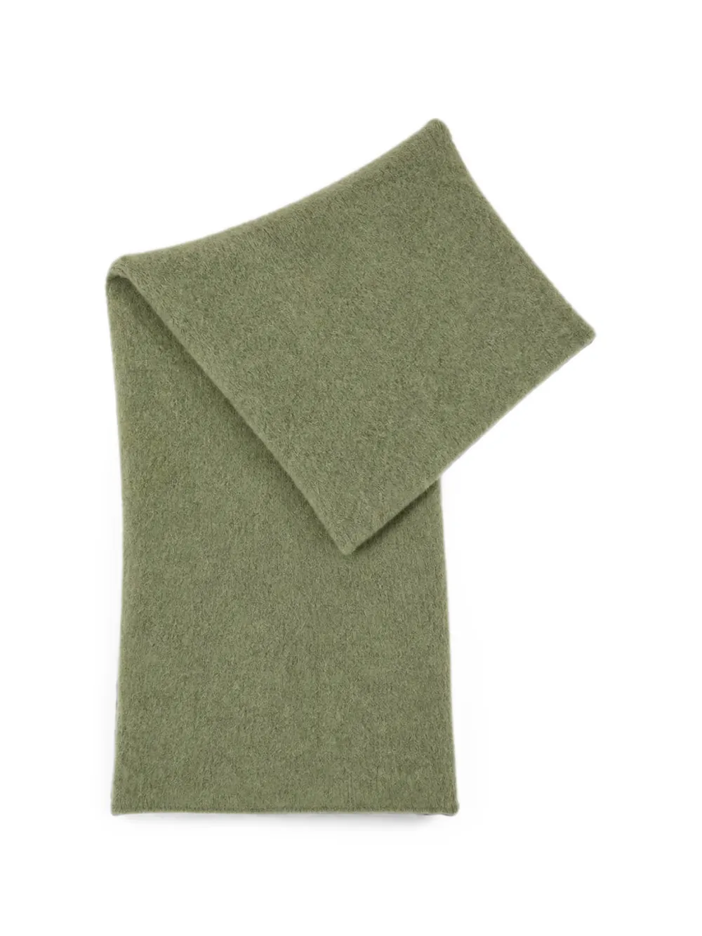 RETORI oversized brushed-cashmere scarf - Verde