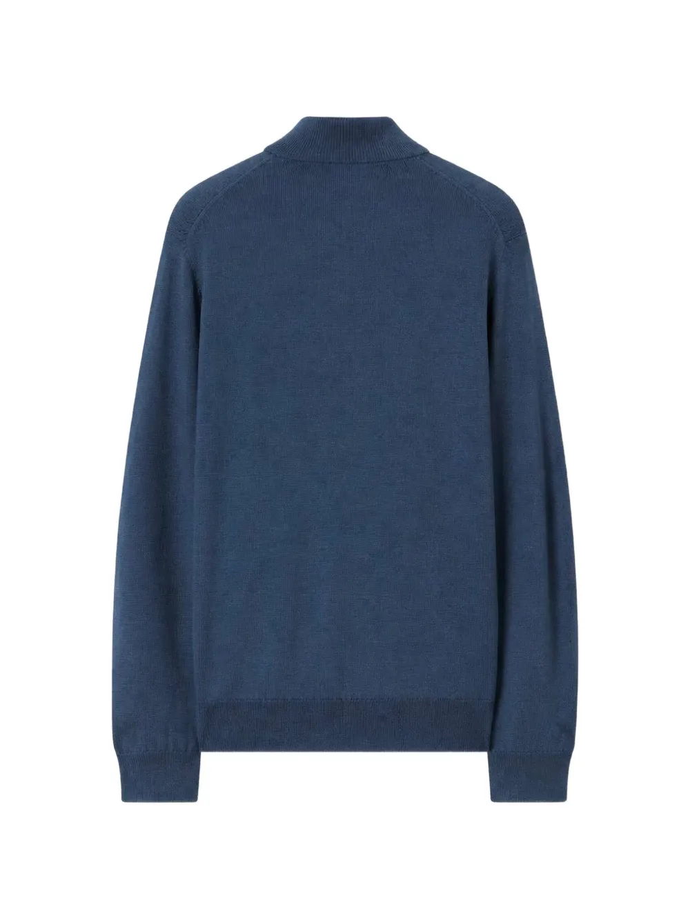 RETORI Poloshirt met lange mouwen en argyle-patroon Blauw