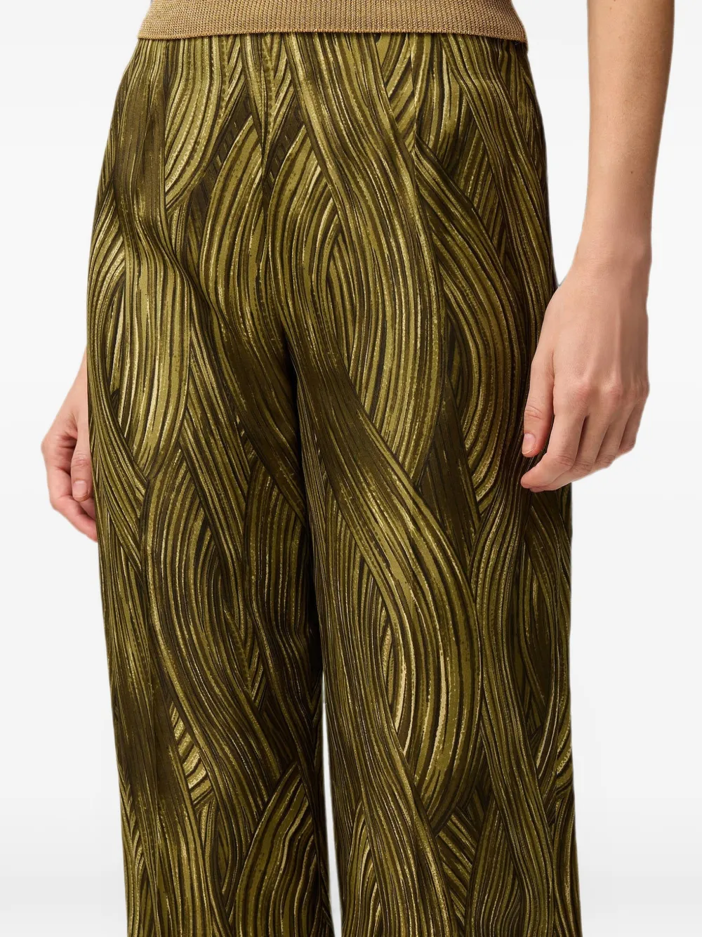 RETORI Straight broek Groen