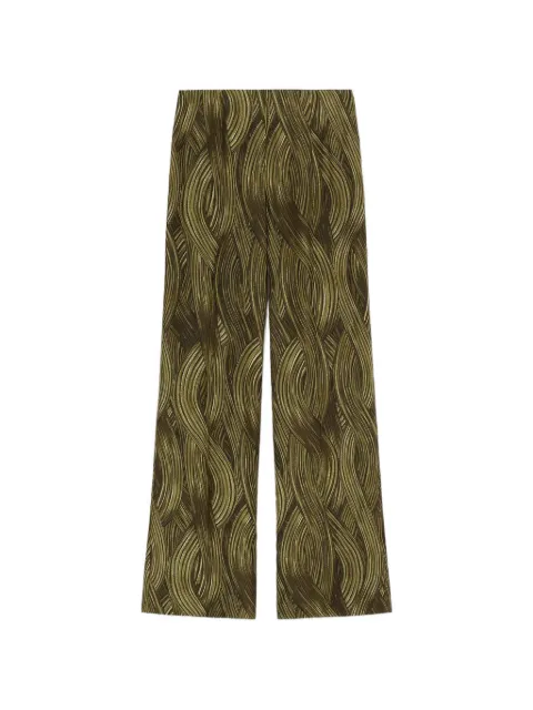 RETORI printed straight-leg trousers