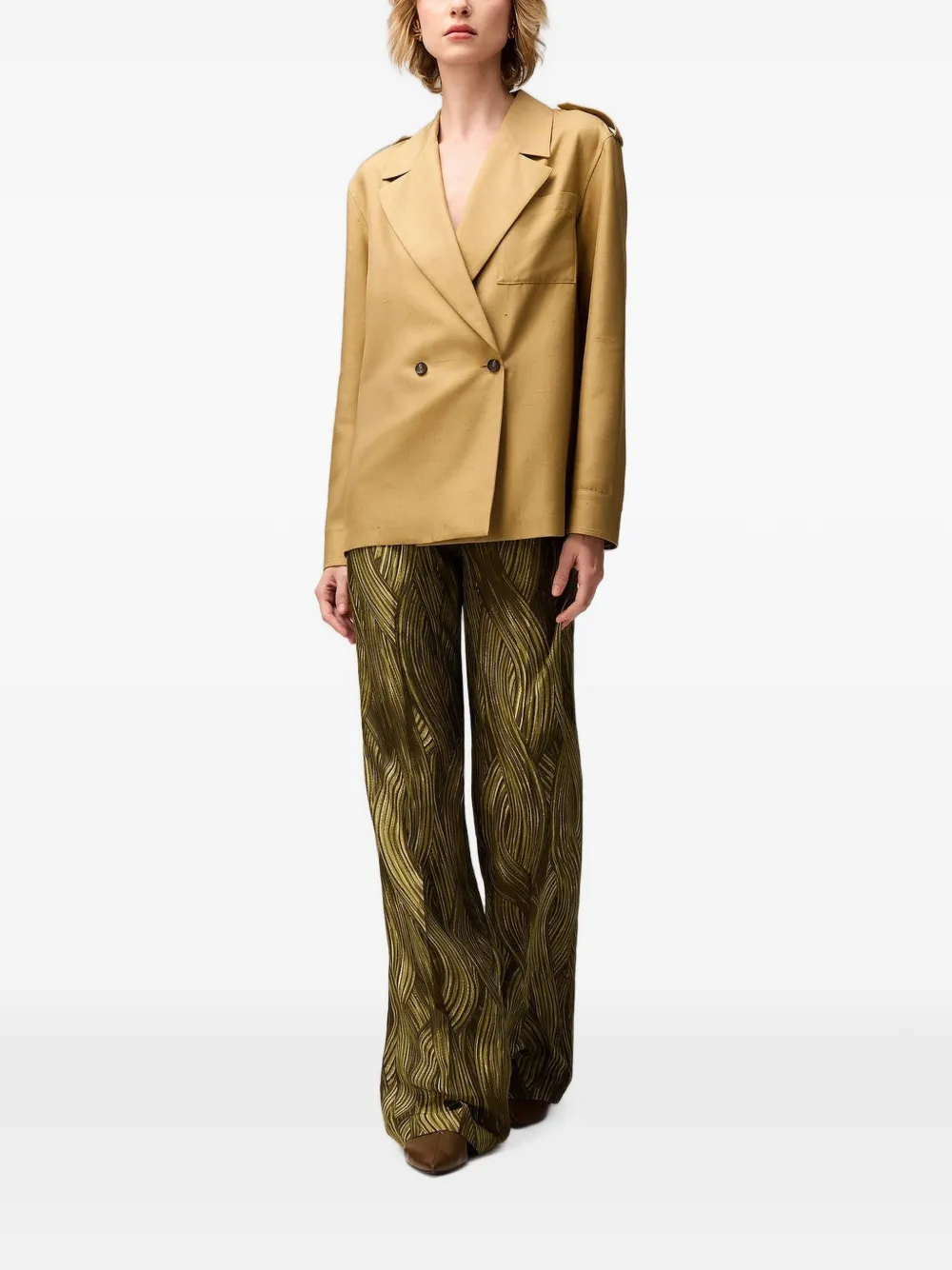 RETORI Straight broek Groen