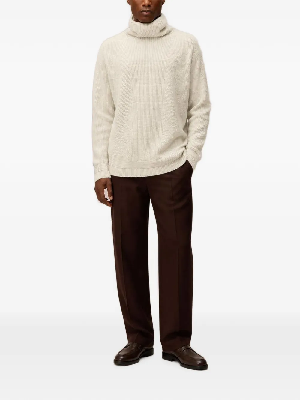 RETORI Kasjmier trui Beige