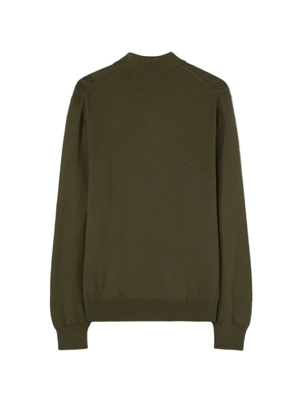 RETORI Poloshirt met lange mouwen en argyle-patroon Groen