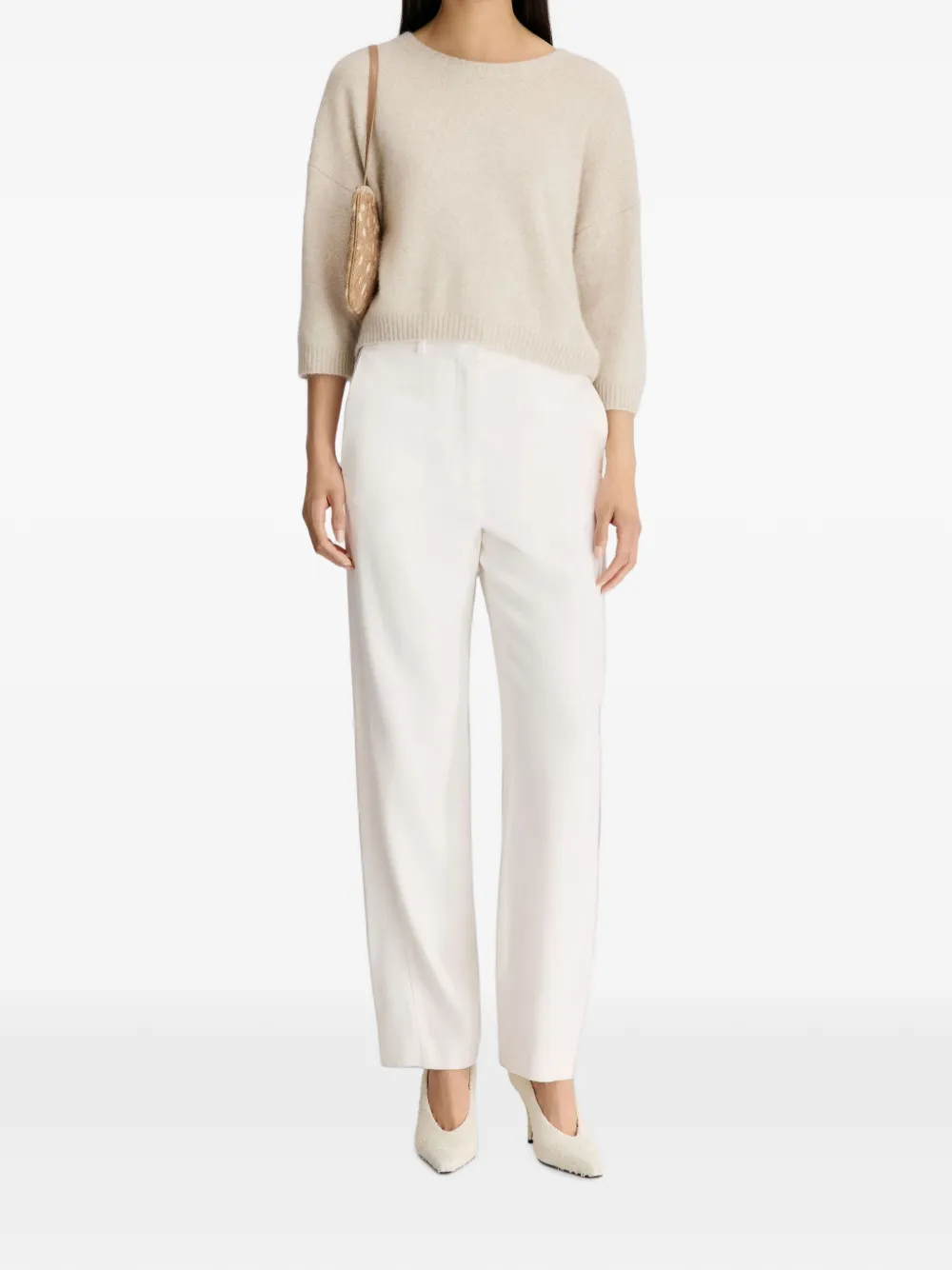 LouLou de Saison Kian straight broek Wit