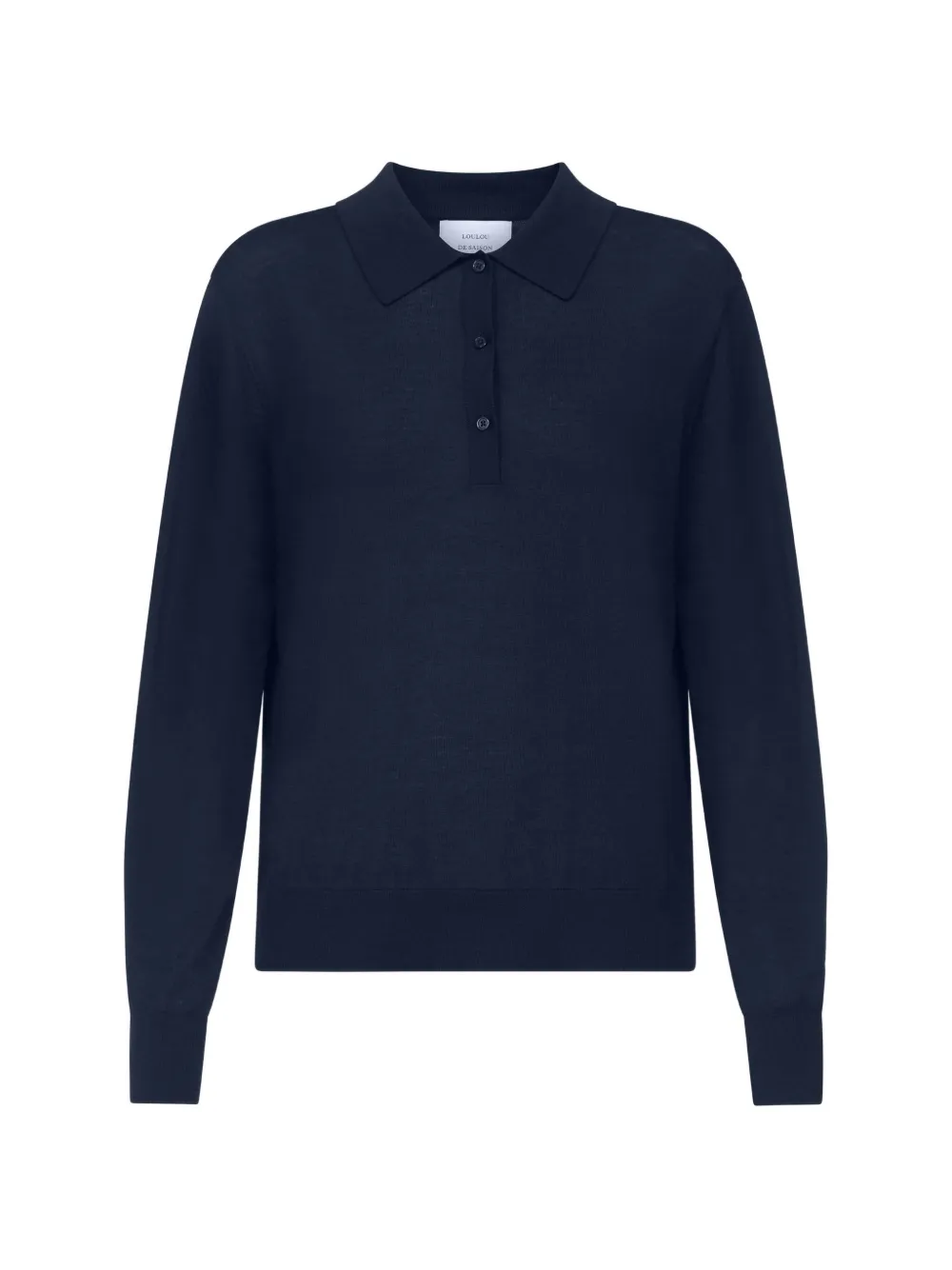 LouLou de Saison Miles cashmere polo top - Blu