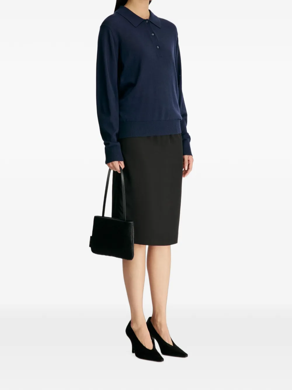 LouLou de Saison Miles kasjmier polotop Blauw