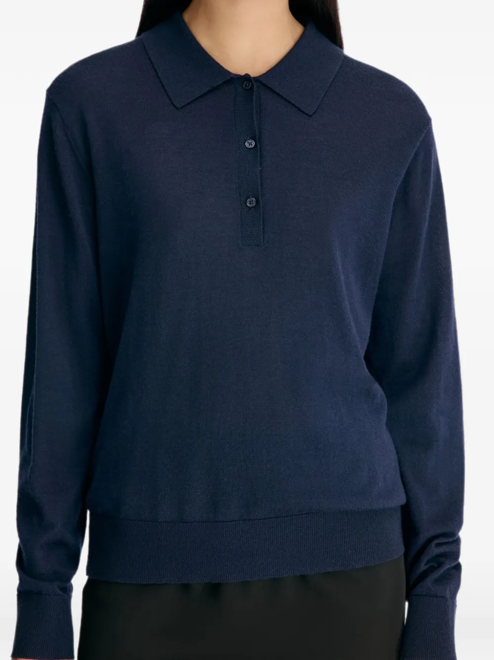 LouLou de Saison Miles kasjmier polotop Blauw