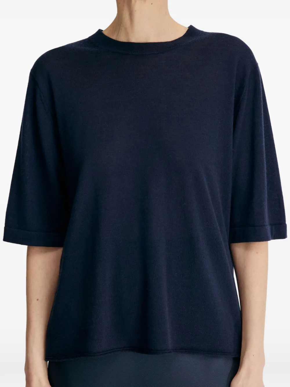 LouLou de Saison Nala LDS kasjmier T-shirt Blauw